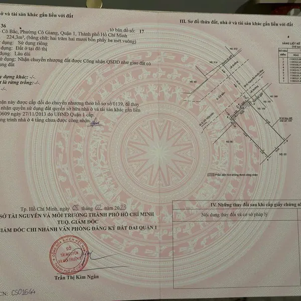 Bán đất 195 Cô Bắc,&nbsp;Phường Cô Giang,&nbsp;Quận 1