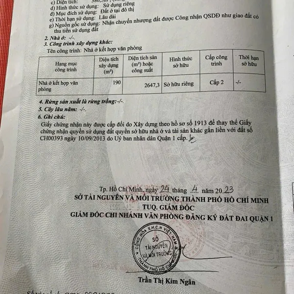 Bán toà nhà 369B Nguyễn Trãi, Phường Nguyễn Cư Trinh, Quận 1