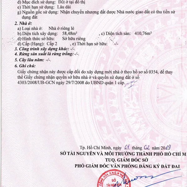 Bán nhà 31 Trần Khắc Chân, Phường Tân Định, Quận 1