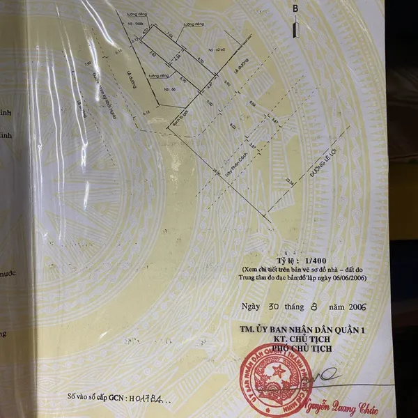 Bán nhà 64 Lê lợi, Phường Bến Nghé, Quận 1