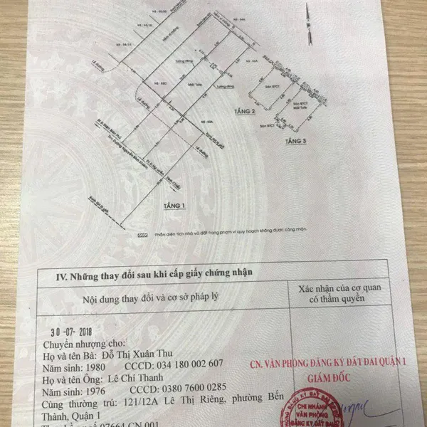 Bán toà nhà 52B-C Nguyễn Bỉnh Khiêm, P. Tân Định, Quận 1