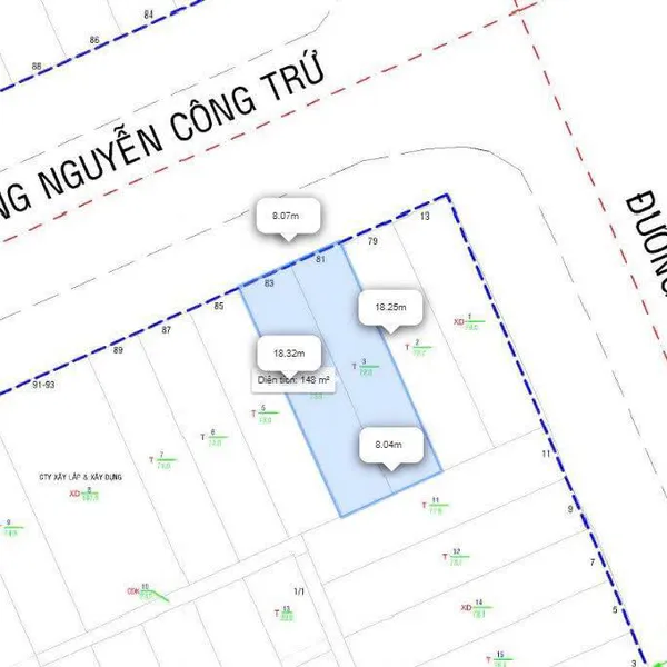 Bán nhà 81 - 83&nbsp;Nguyễn Công Trứ,&nbsp;P. Sài Gòn,&nbsp;Quận 1