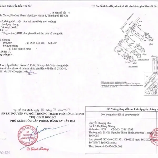 Bán nhà 87B Bùi Thị Xuân, Phường Bến Thành, Quận 1