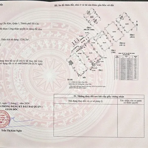 Bán tòa nhà 345/43–45A Trần Hưng Đạo, P. Cầu Kho, Quận 1