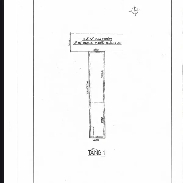 Bán nhà 101A Lý Tự Trọng, Phường Bến Thành, Quận 1