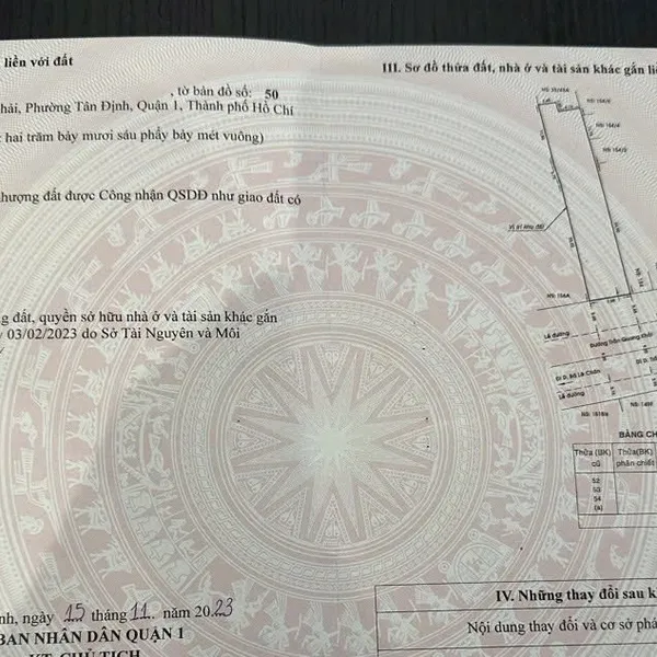 Bán nhà 156&nbsp;Trần Quang Khải,&nbsp;&nbsp;Phường Tân Định,&nbsp;Quận 1