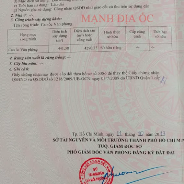 Bán tòa nhà 56 Nguyễn Đình Chiểu, Phường ĐaKao, Quận 1