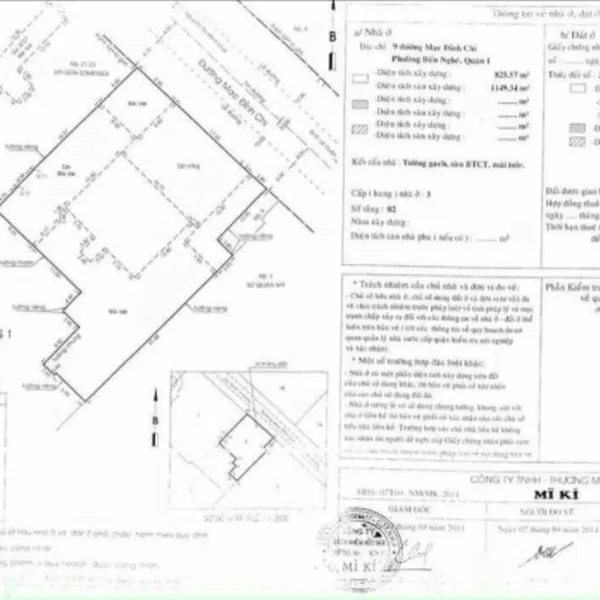 Bán quỹ đất 9 Mạc Đỉnh Chi, P. Sài Gòn, Quận 1