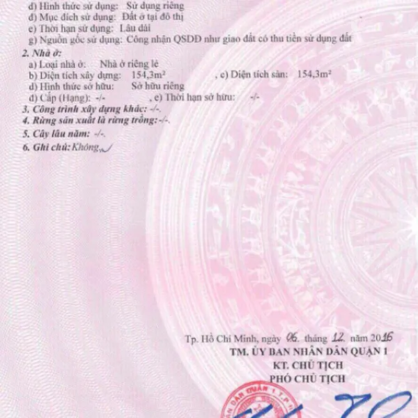 Bán toà nhà 77 - 79 Hồ Hảo Hớn, Phường Cô Giang, Quận 1