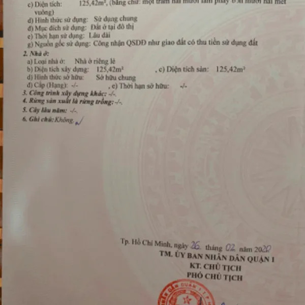 Bán nhà 149 Nguyễn Thị Minh Khai, Phường Bến Thành, Quận 1