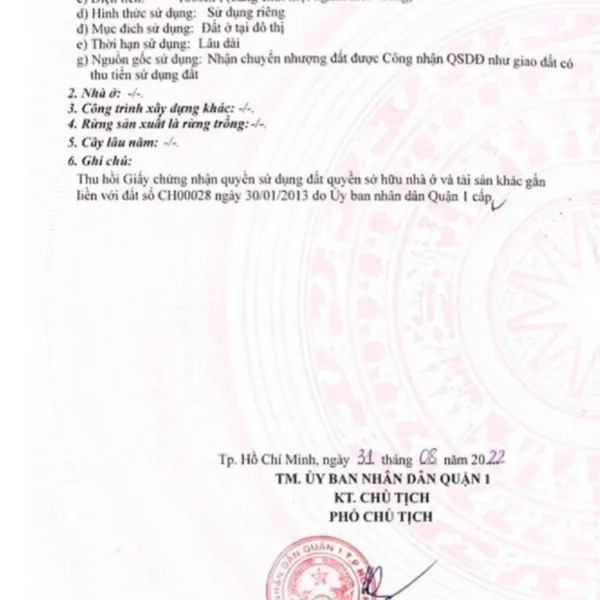 Bán quỹ đất 219 Nguyễn Văn Thủ, Phường ĐaKao, Quận 1