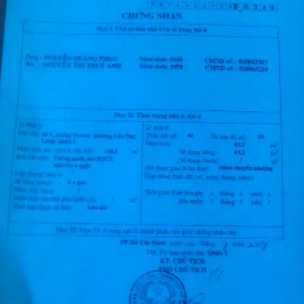 Bán khách sạn 7 - 9&nbsp;Yersin, Phường Cầu Ông Lãnh, Quận 1