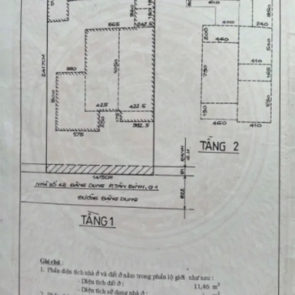 Bán tòa nhà CHDV 42 Đặng Dung, Phường Tân Định, Quận 1