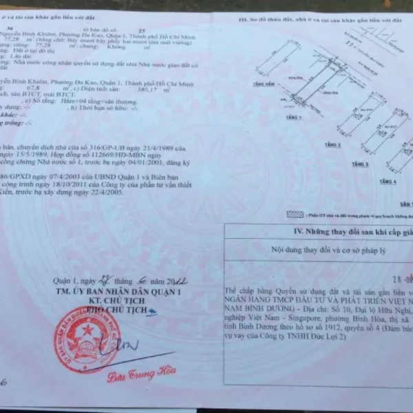 Bán nhà 101 Nguyễn Bỉnh Khiêm, Phường ĐaKao, Quận 1