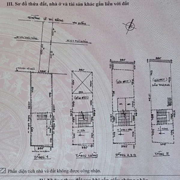 Bán nhà 135 Lê Thị Riêng, Phường Bến Thành, Quận 1