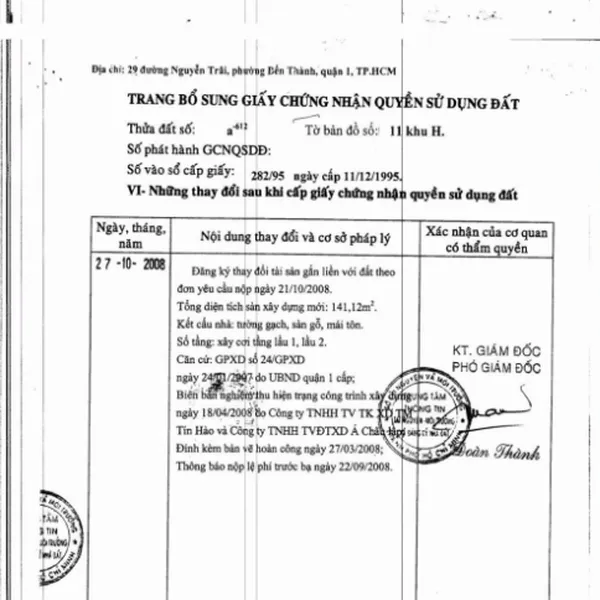 Bán nhà 29 Nguyễn Trãi, Phường Bến Thành, Quận 1