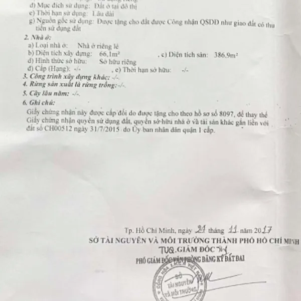 Bán nhà 91 Ký Con, Phường Nguyễn Thái Bình, Quận 1