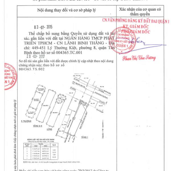 Bán nhà 85&nbsp;đường Thạch Thị Thanh, Phường Tân Định, Quận 1