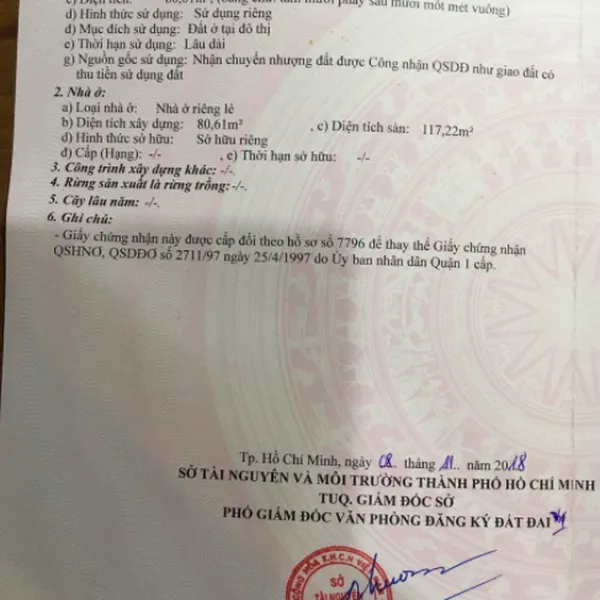 Bán nhà 271 đường Phạm Ngũ Lão,&nbsp;Phường Phạm Ngũ Lão, Quận 1