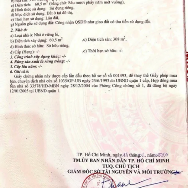 Bán tòa nhà 39 Sương Nguyệt Anh, Phường Bến Thành, Quận 1