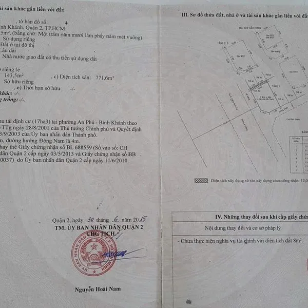 Bán nhà 311A1 - A3 Phạm Văn Ngôn, Phường An Khánh, Quận 2