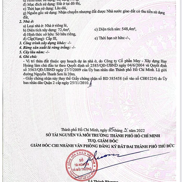 Bán toà nhà 46 - 48&nbsp;Nguyễn Thanh Sơn,&nbsp;P. Thạnh Mỹ Lợi, Quận 2