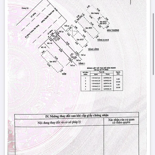 Bán toà nhà 46 - 48&nbsp;Nguyễn Thanh Sơn,&nbsp;P. Thạnh Mỹ Lợi, Quận 2