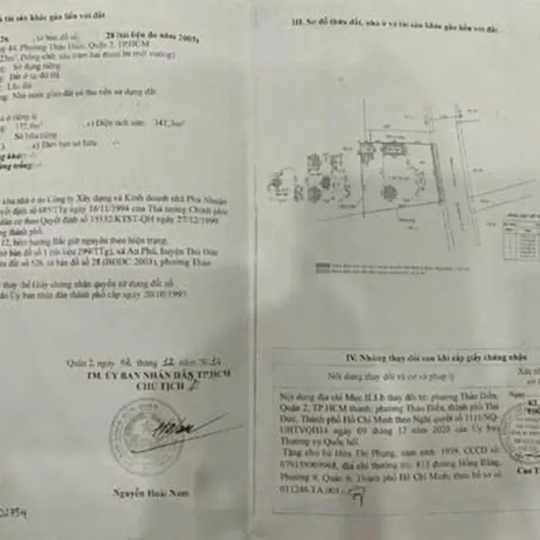 Bán biệt thự 15 Trần Văn Sắc, P. Thảo Điền, Quận 2