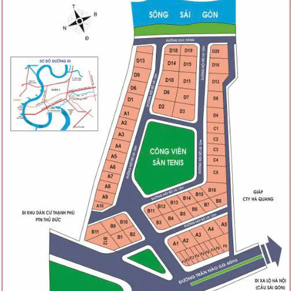 Bán biệt thự khu Compound River Mark - 212 Trần Não, P. An Khánh, Quận 2