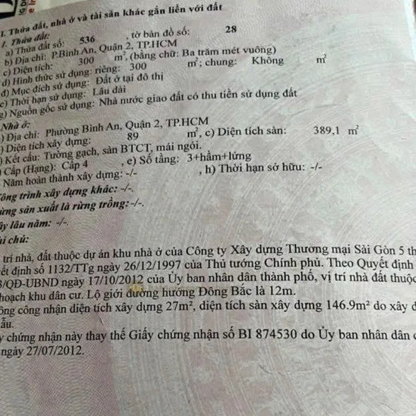 Bán biệt thự khu Compound River Mark - 212 Trần Não, P. An Khánh, Quận 2