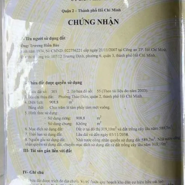 Bán nhà 48 Xuân Thuỷ, Thảo Điền, Quận 2