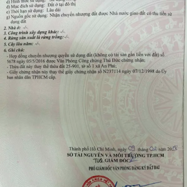 Bán đất 189C5&nbsp;Nguyễn Văn Hưởng,&nbsp;Phường Thảo Điền,&nbsp;Quận 2