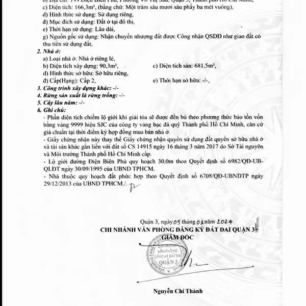 Bán toà nhà 199 Điện Biên Phủ, Phường Xuân Hoà, Quận 3