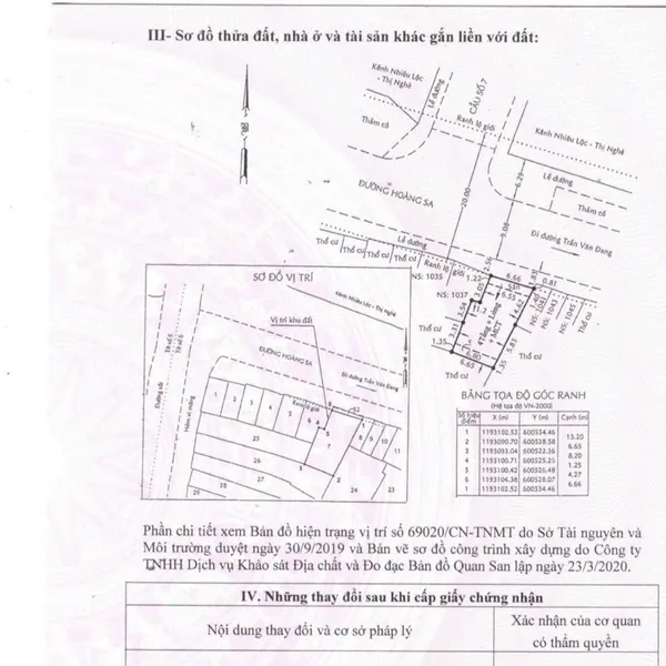 Bán nhà 1039 Hoàng Sa, Phường Nhiêu Lộc, Quận 3