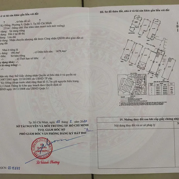 Bán nhà 7/1 Kỳ Đồng, Phường Nhiêu Lộc, Quận 3