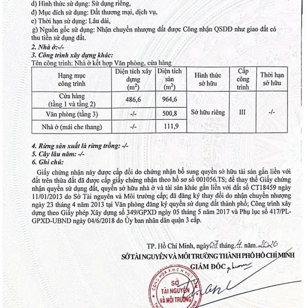 Bán nhà 359 đường&nbsp;Lê Văn Sỹ, Phường 13, Quận 3