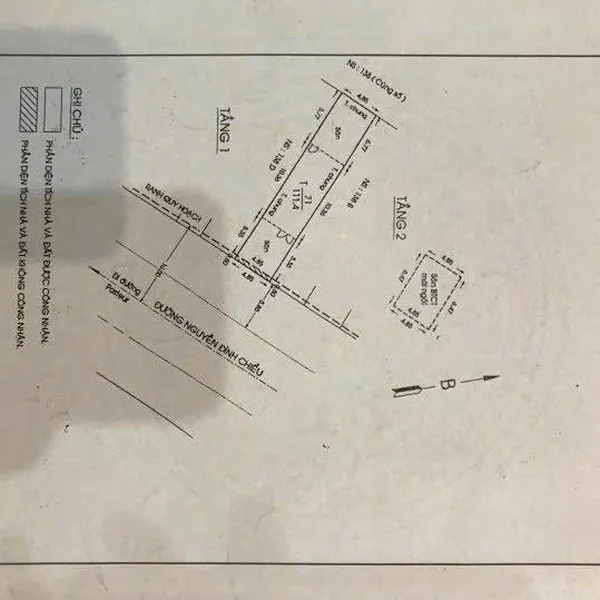 Bán nhà 138BCD&nbsp;Nguyễn Đình Chiểu, P.&nbsp;Võ Thị Sáu, Quận 3