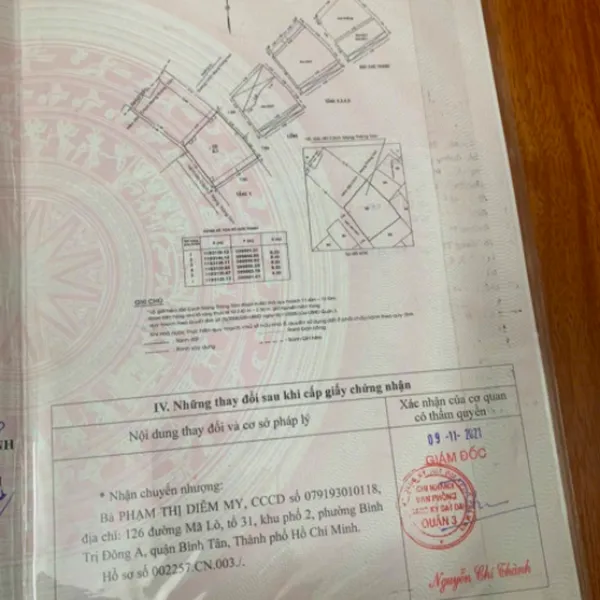 Bán nhà 656/40 CMT8, Phường 11, Quận 3