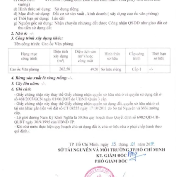 Bán nhà 258 đường Nam Kỳ Khởi Nghĩa, Phường Võ Thị Sáu, Quận 3