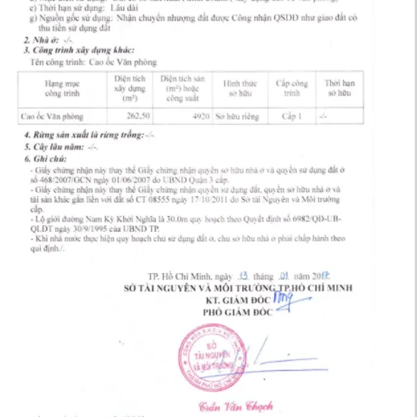 Bán nhà 258 đường Nam Kỳ Khởi Nghĩa, Phường Võ Thị Sáu, Quận 3