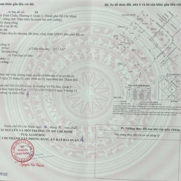 Bán nhà 2MT số 174A đường Nguyễn Đình Chiểu, Phường Võ Thị Sáu, Quận 3