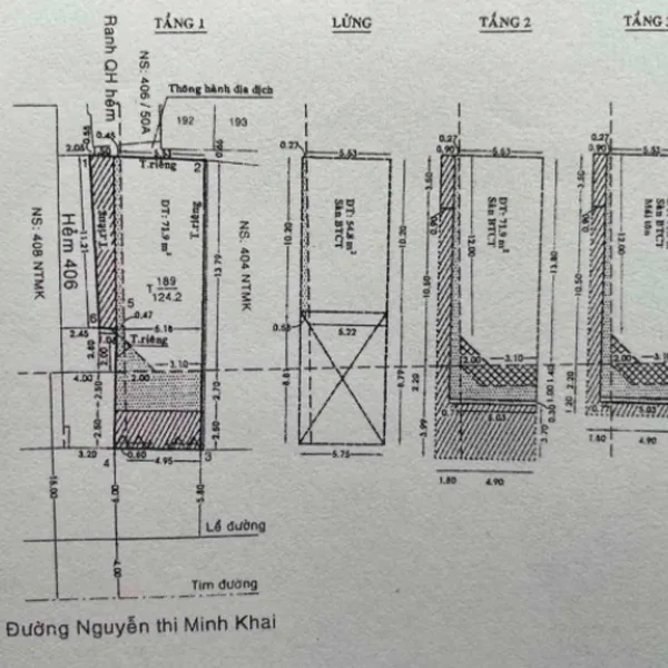 Bán nhà 406 Nguyễn Thị Minh Khai, Phường 5, Quận 3