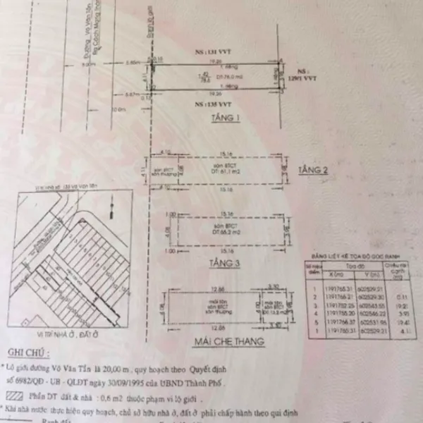 Bán nhà 133 Võ Văn Tần, Phường Võ Thị Sáu, Quận 3