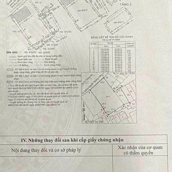 Bán nhà 33 - 35 đường 3/2, Phường 11, Quận 10