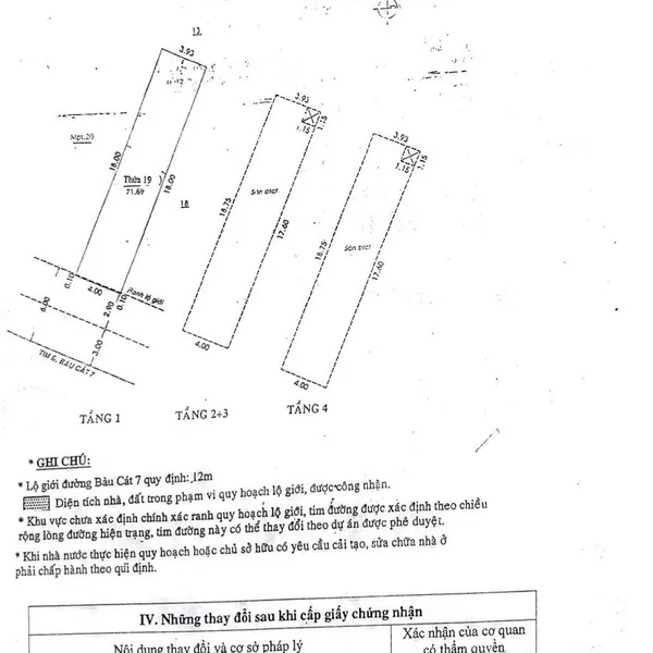 Bán nhà 63 - 65 - 67 Bàu Cát 7,&nbsp;P. Tân Bình, Quận Tân Bình