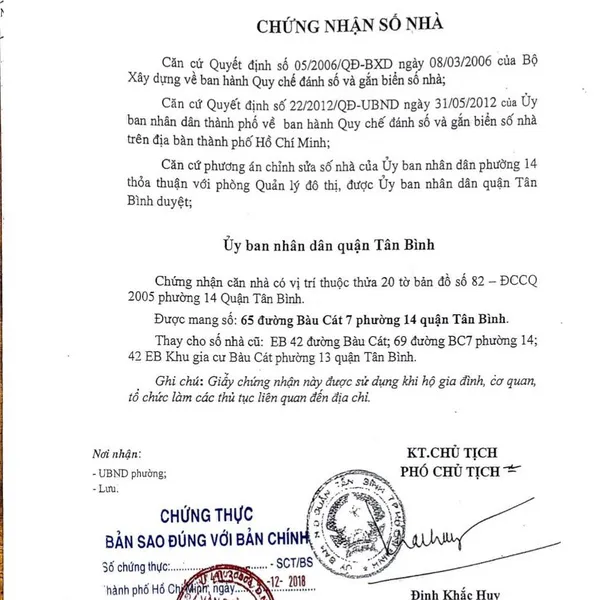 Bán nhà 63 - 65 - 67 Bàu Cát 7,&nbsp;P. Tân Bình, Quận Tân Bình