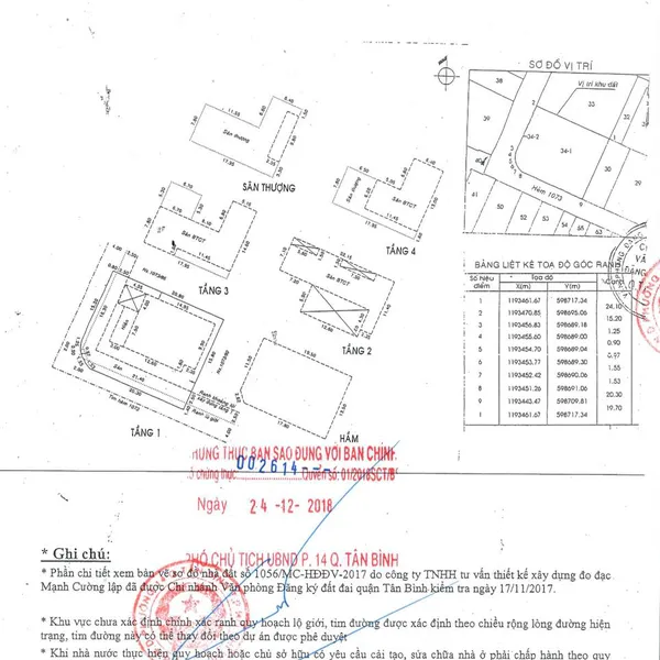 Bán nhà 1073/88 CMT8, P. Tân Sơn Nhất, Quận Tân Bình