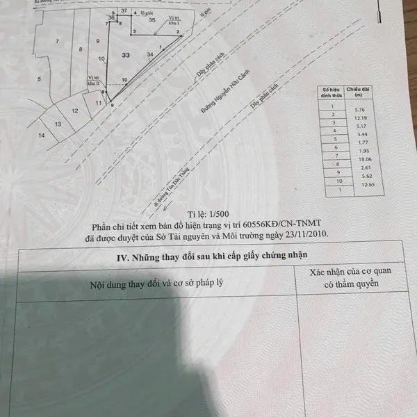 Bán đất 15&nbsp;Nguyễn Hữu Cảnh, P. Thạnh Mỹ Tây, Quận Bình Thạnh