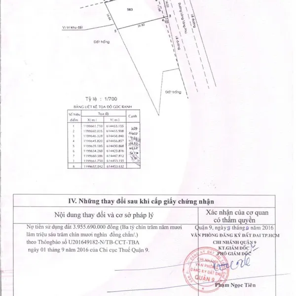 Bán nhà 485 Lê Văn Việt, P. Tăng Nhơn Phú, Quận 9
