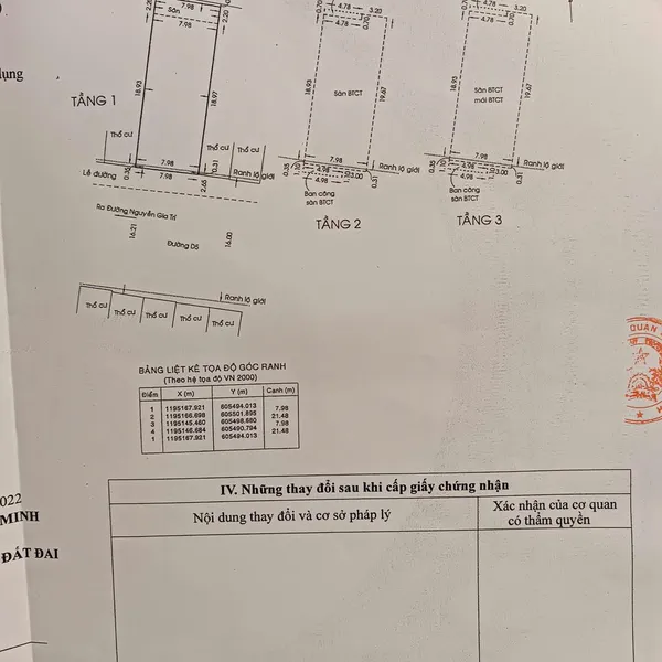 Bán nhà 311 đường D5,&nbsp;Phường Thạnh Mỹ Tây, Quận Bình Thạnh